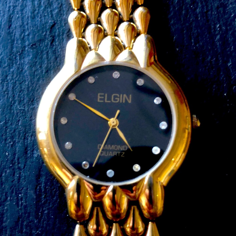 Elgin Diamond Quartz Watch